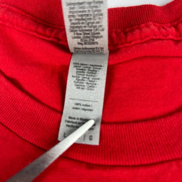 Mcdonalds X Cardi B Offset Crew Employee Shirt Adult Large Red Short Sleeve Tee - Picture 6 of 11